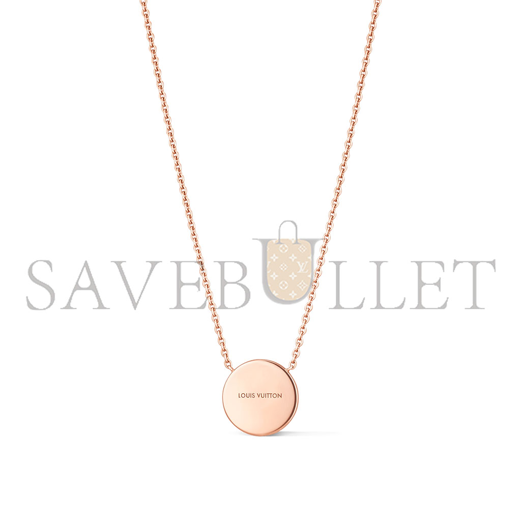 LOUIS VUITTON COLOUR BLOSSOM SUN PENDANT, PINK GOLD AND WHITE MOTHER-OF-PEARL Q93520